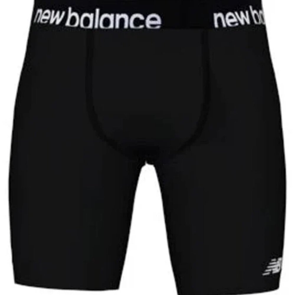 NWT XL New Balance Men’s Diamond Sliding Shorts – Black (MS51701)